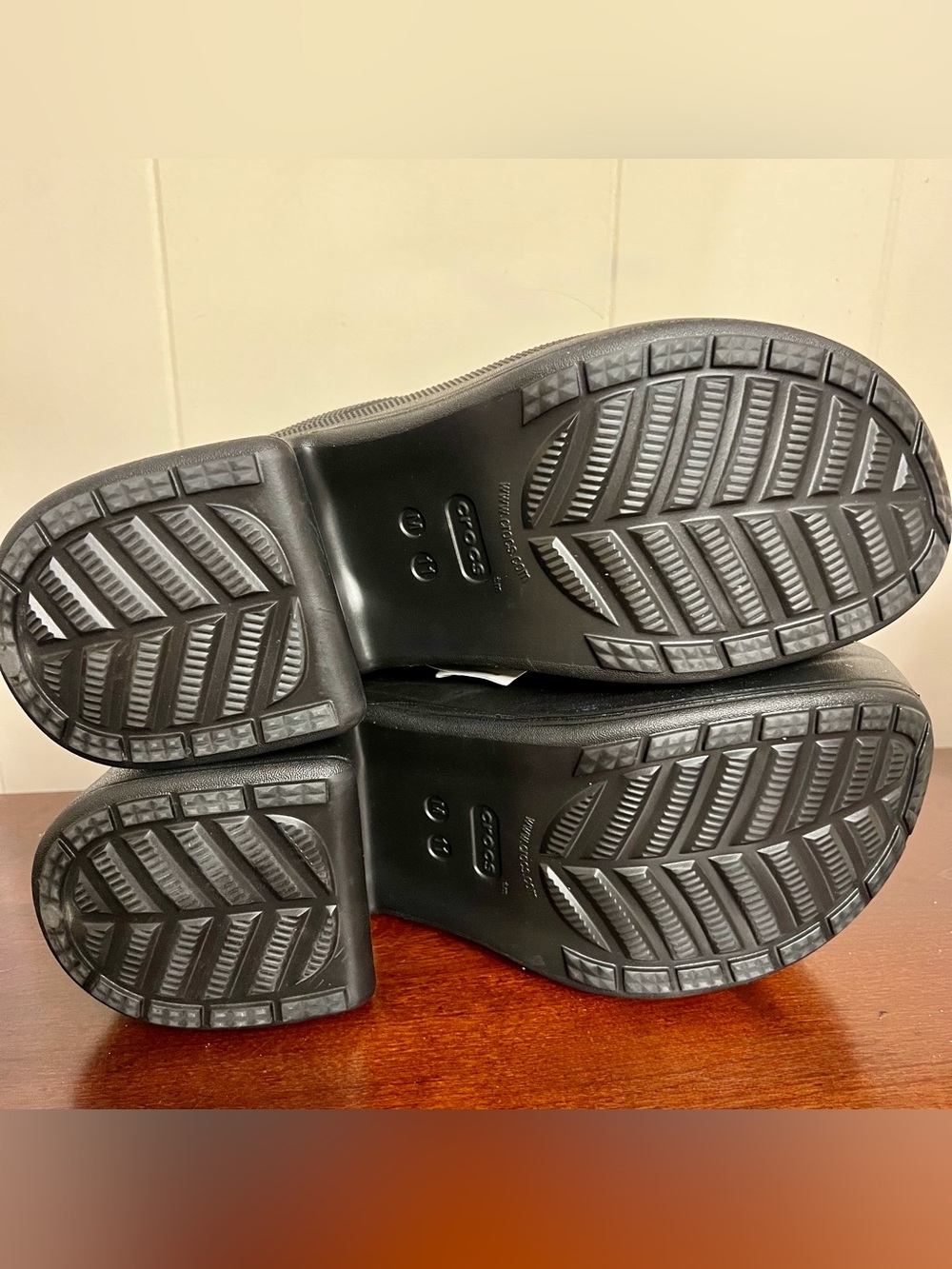 Crocs Siren Clog 208547 Black Platform Chunky Heel Mules Men's 11 / Women's 13 - Picture 10 of 10